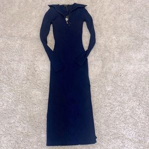 BCBGMAXAZRIA XXS Navy Blue  Sweater dress